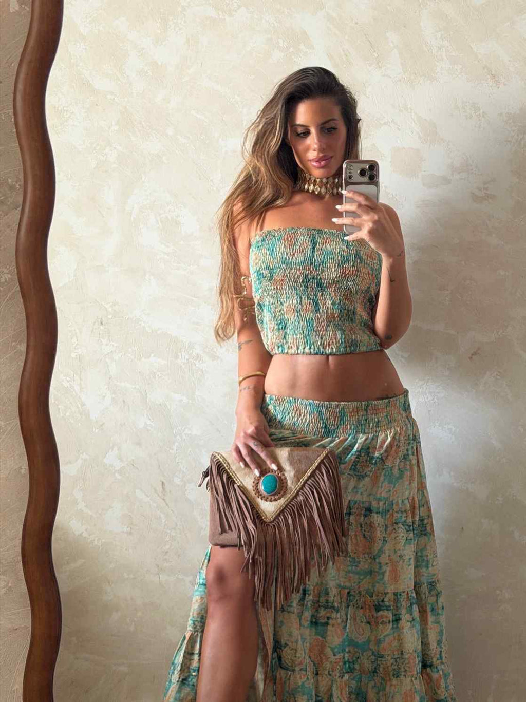 Top Aqua Doré
