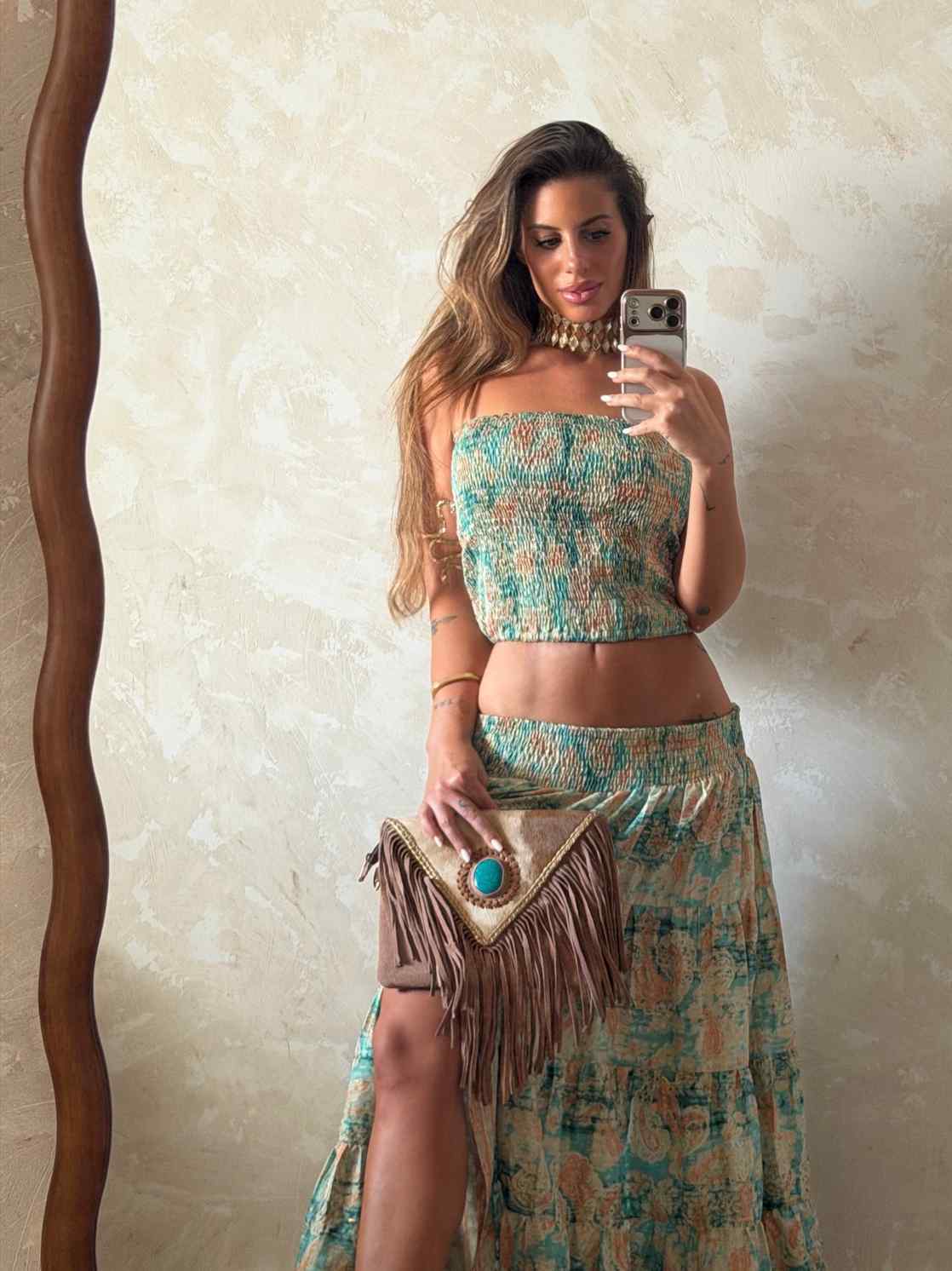 Top Aqua Doré