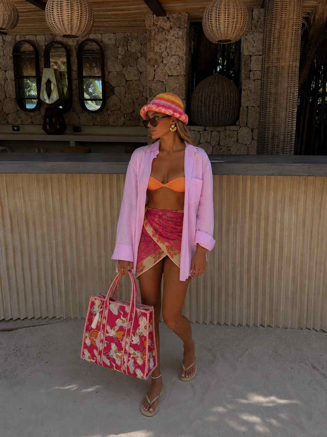 Bolso playa Grulla