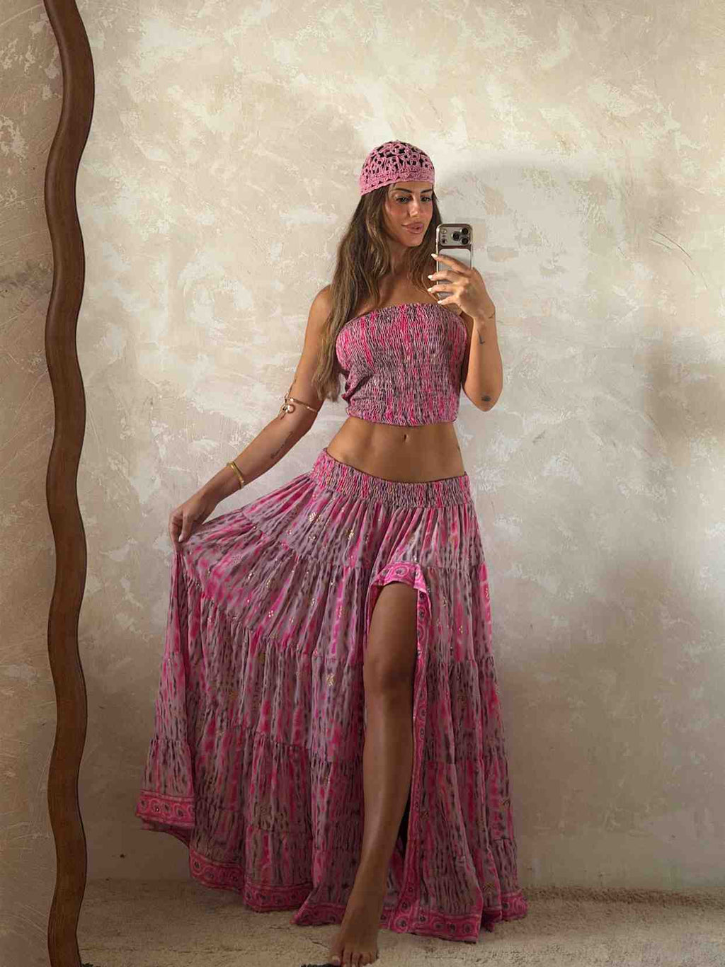 Falda Larga Rose