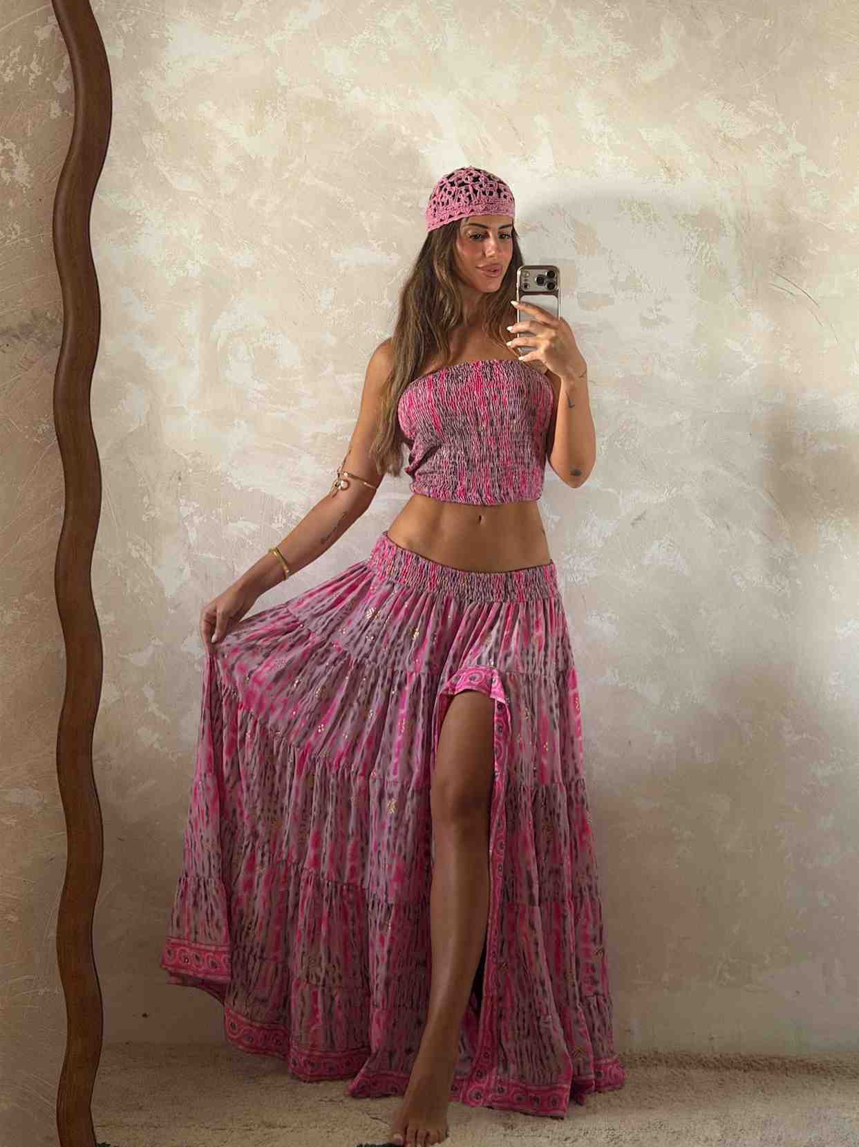 Falda Larga Rose
