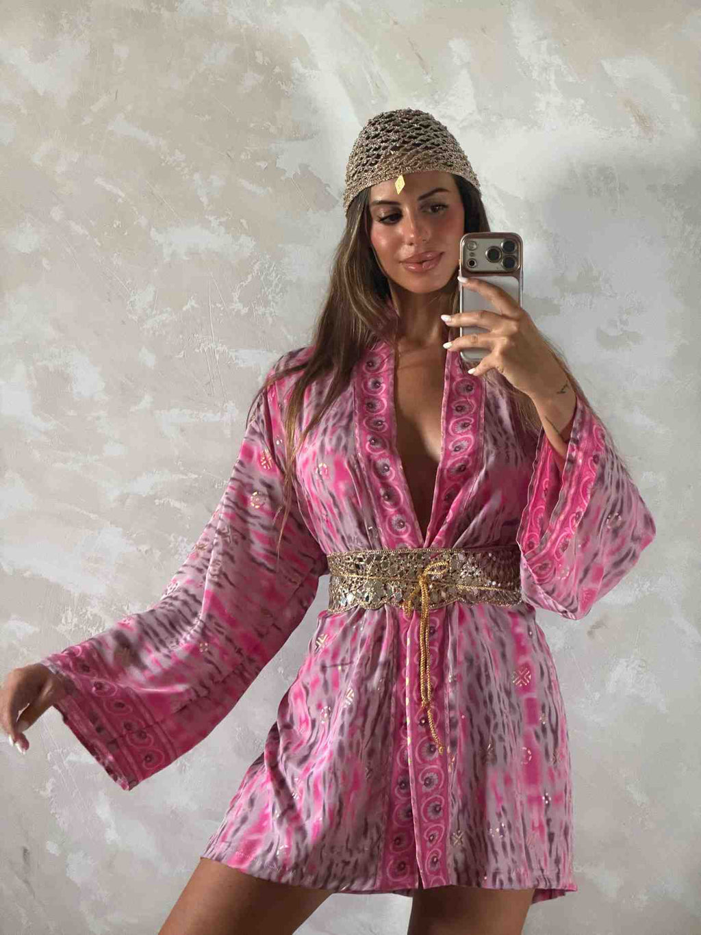 Cardigan corto Rosé