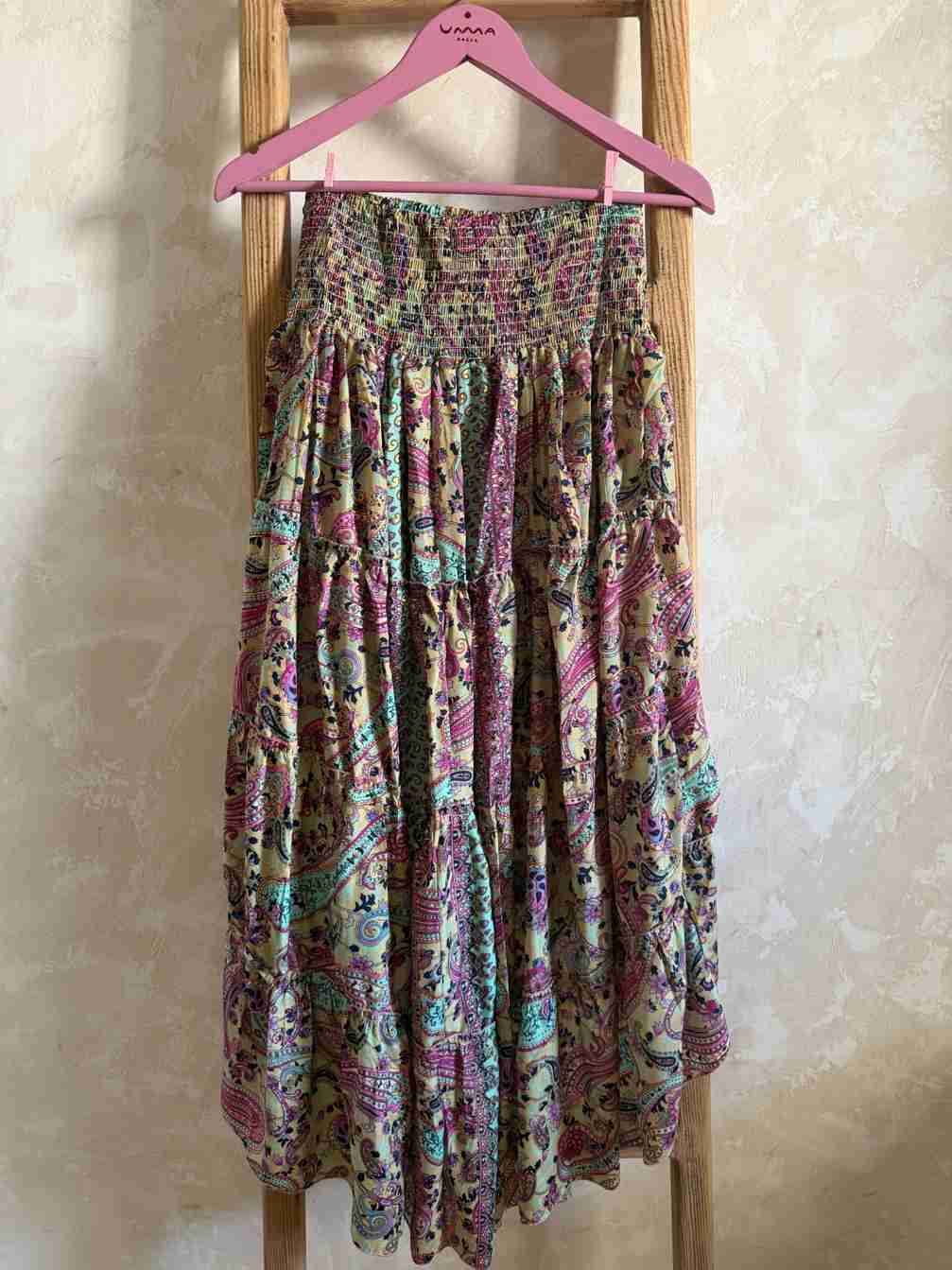 Dahlia Polka Dot Long Skirt