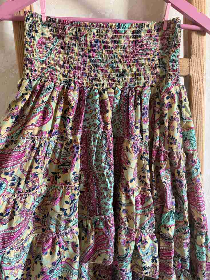 Dahlia Polka Dot Long Skirt